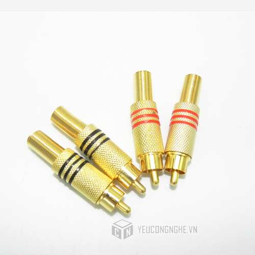 Jack AV đầu 3.5mm mạ vàng giá rẻ