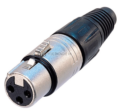 Jack Mic 3 pin XLR female connector NC3FX XLR-3F