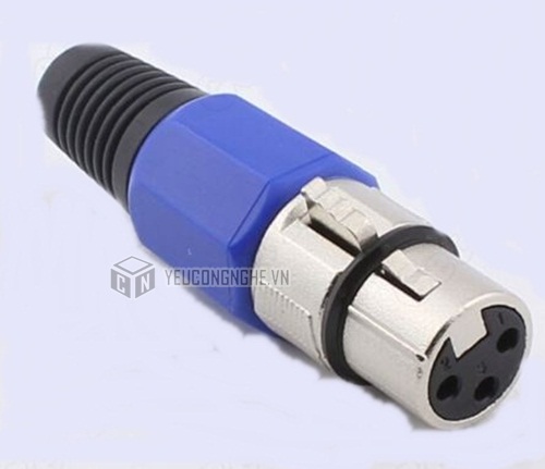 Jack Mic 3 pin XLR female connector NC3FX XLR-3F