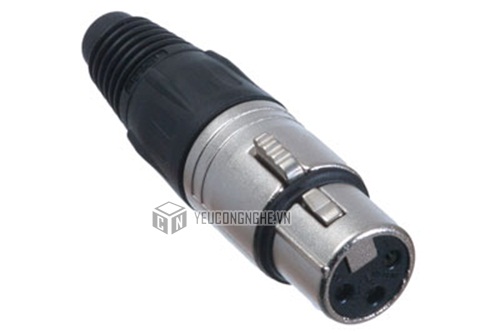 Jack Mic 3 pin XLR female connector NC3FX XLR-3F
