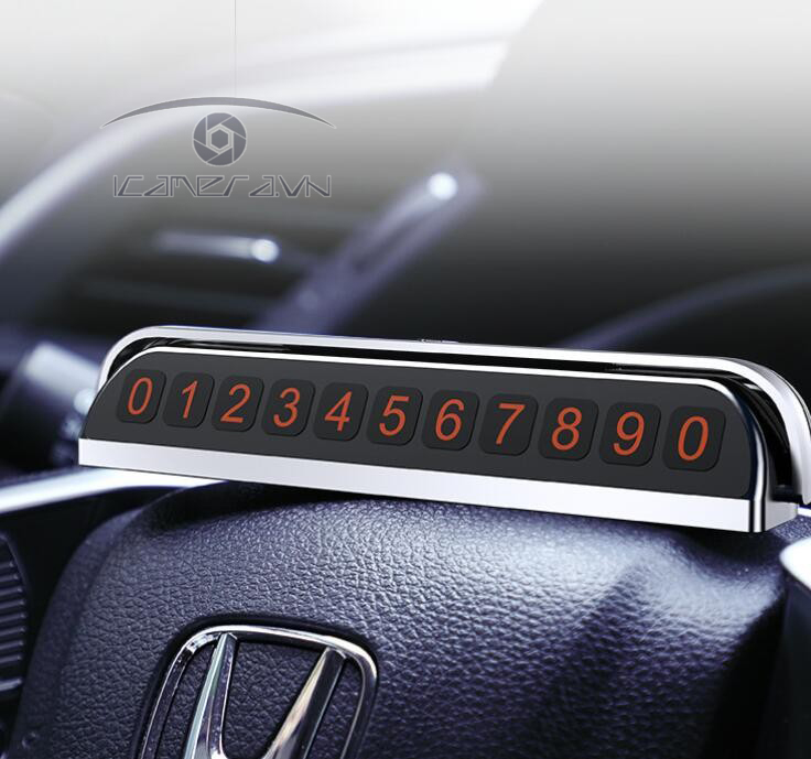 Thẻ số điện thoại đặt taplo xe hơi có nắp đóng mở Joyroom JR-ZS173