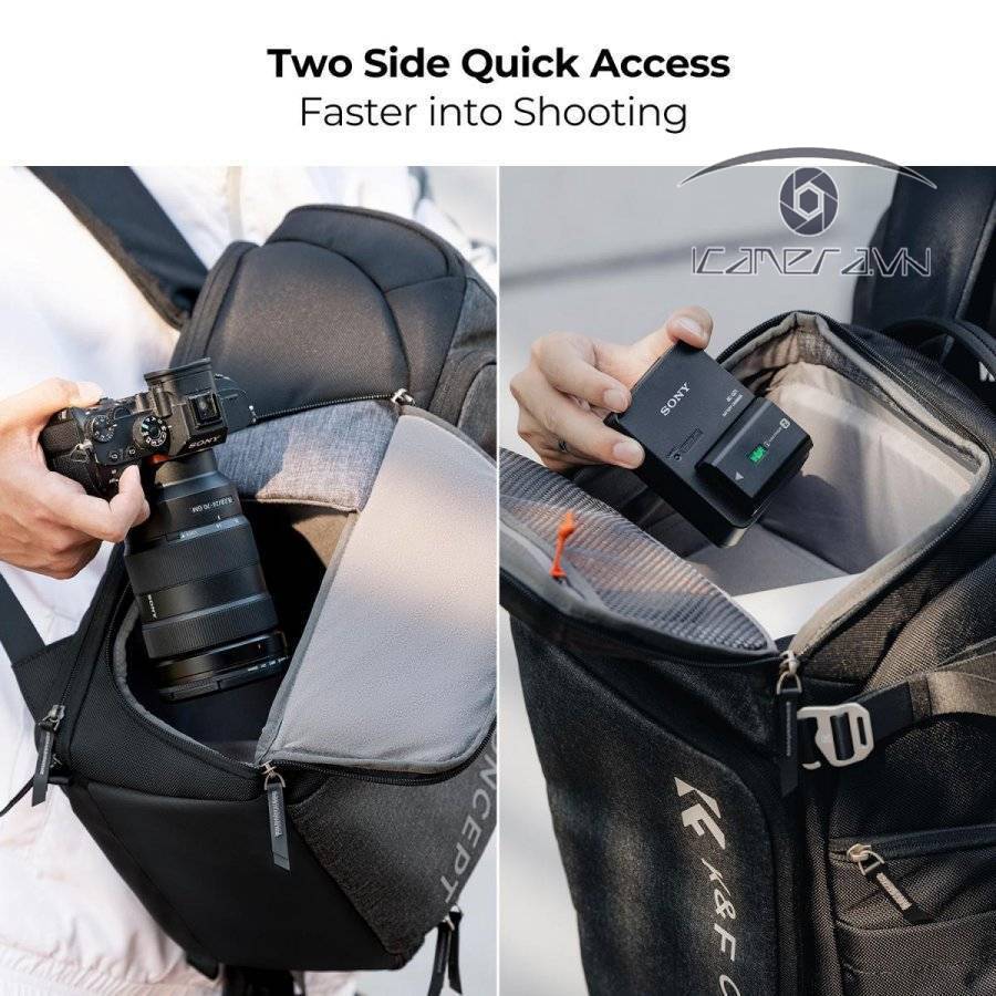 Balo đựng máy ảnh K&F Concept Camera Alpha Backpack Air 25L - KF13.128