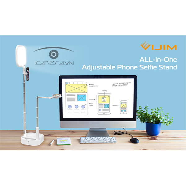 Ulanzi K14 - Đèn Video LED livestream kết nối Bluetooth
