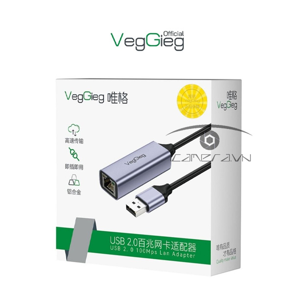 Cáp Chuyển USB 2.0 sang LAN - V-K307