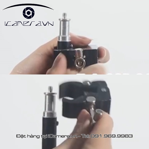 Kẹp kìm các thiết bị máy ảnh, máy quay, gá đèn, tripod