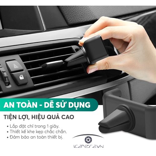 Kẹp điện thoại cài khe gió điều hòa xe hơi UGREEN LP120'