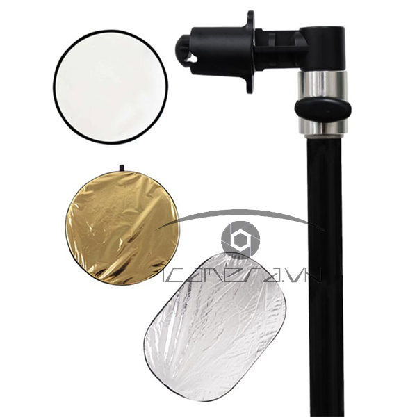 Gá kẹp phông 2 mặt di động