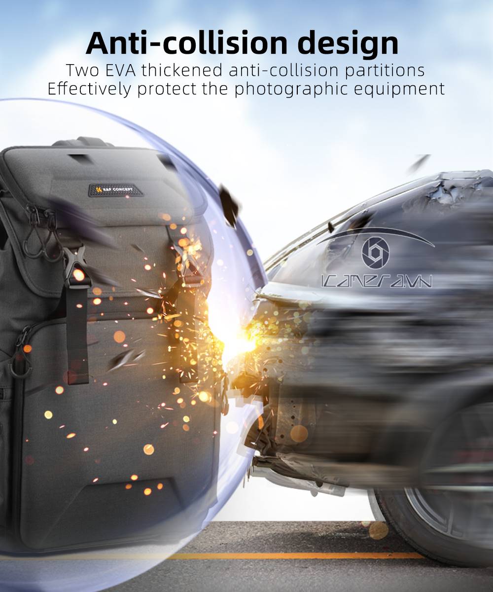 Balo máy ảnh K&F Concept 25L - KF13.098