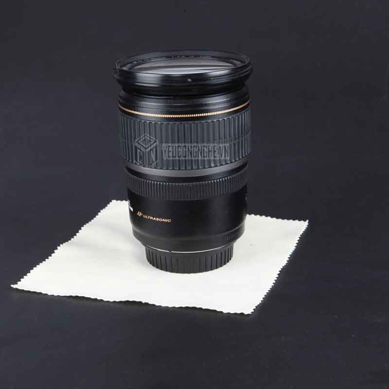 Khăn lau lens vuông màu vàng giá rẻ