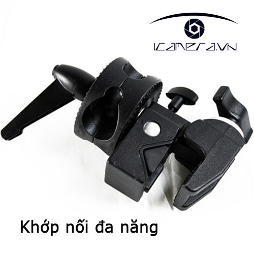 Khớp nối đa năng giữa boom arm và light stand chân đèn studio