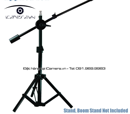 Khớp nối đa năng giữa boom arm và light stand chân đèn studio