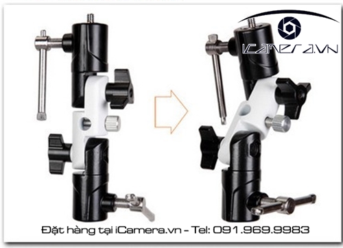 Khớp nối đa năng kiêm gá dù thiết bị set up studio chuyên nghiệp DT-202