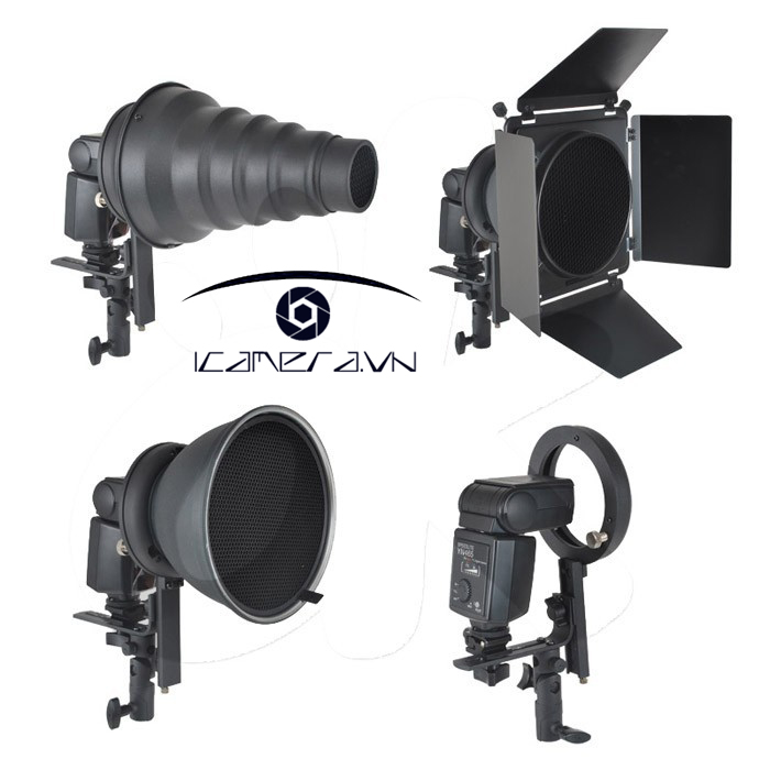 Khớp nối đèn flash softbox chữ L phụ kiện thiết bị quay chụp