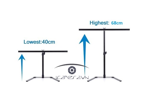 Khung phông chụp ảnh sản phẩm cỡ nhỏ để bàn 68x68 chất liệu nhôm ABS-68