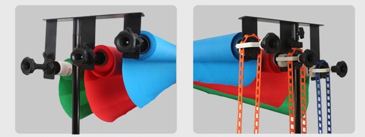 Khung treo 3 phông kéo xích TQ-3 Combo treo phông nền chụp ảnh quay phim