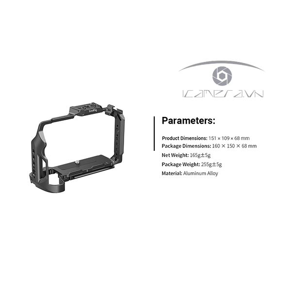 Khung máy ảnh smallrig cage for fujifilm X-H2S 3934 