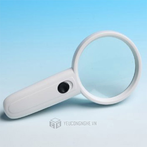 Kính lúp cầm tay đèn led cỡ nhỡ