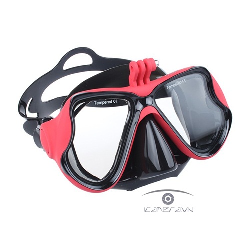 Kính lặn biển gắn Camera Gopro Hero cao cấp kèm hộp đựng GM-02