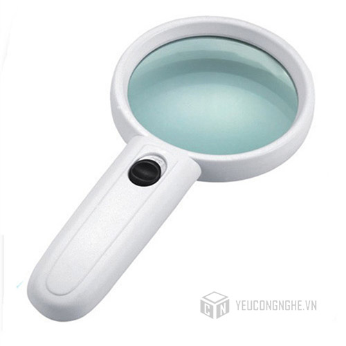 Kính lúp cầm tay đèn led cỡ nhỡ