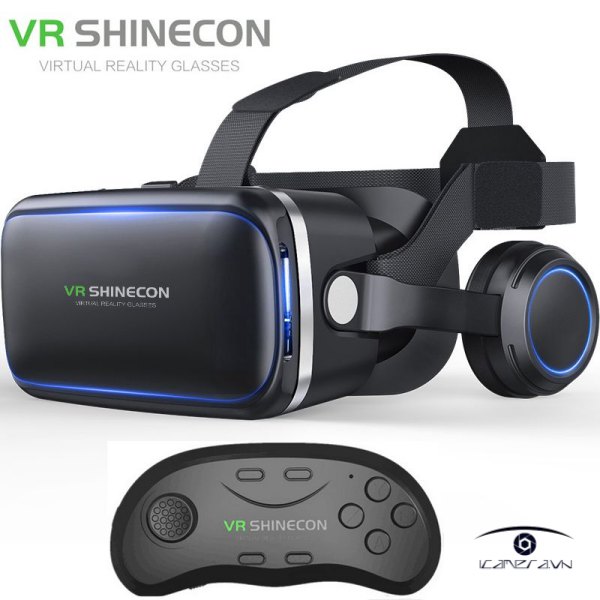 kinh thuc te ao VR Shinecon Headset 6.0 kem tai nghe dieu khien gia re ha noi
