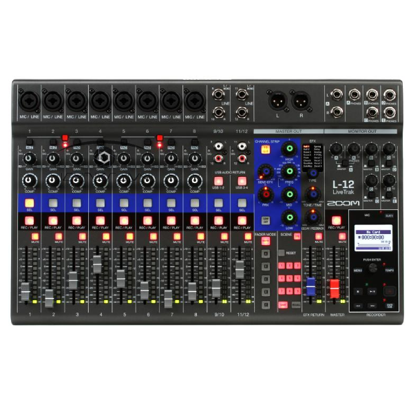 Bàn trộn Mixer Zoom L12 Livetrak