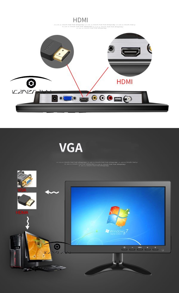 Màn hình LCD 10.1 inch HDMI HD 1280x800