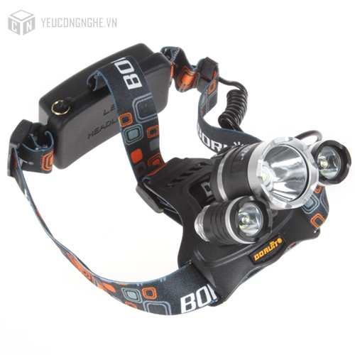 Đèn led đeo đầu 3 đèn high power headlamp