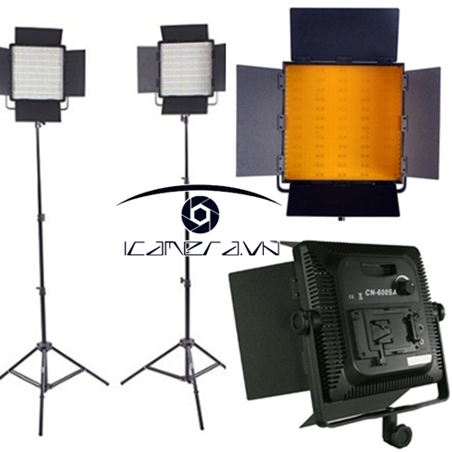 Đèn led studio chuyên nghiệp độ sáng mạnh 600 bóng CN-600SA