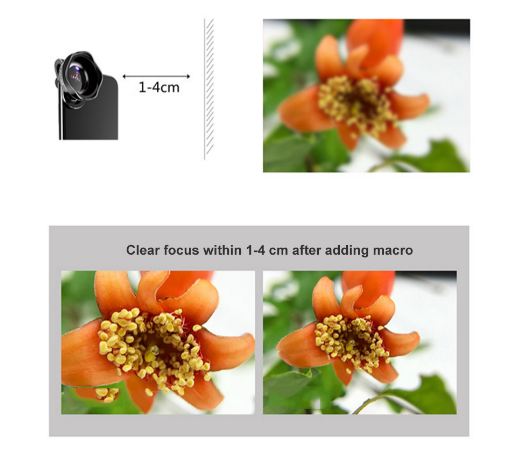 Ống kính 5 trong 1 LIEQI tạo hiệu ứng chụp ảnh cho smartphone LQ Pro-185