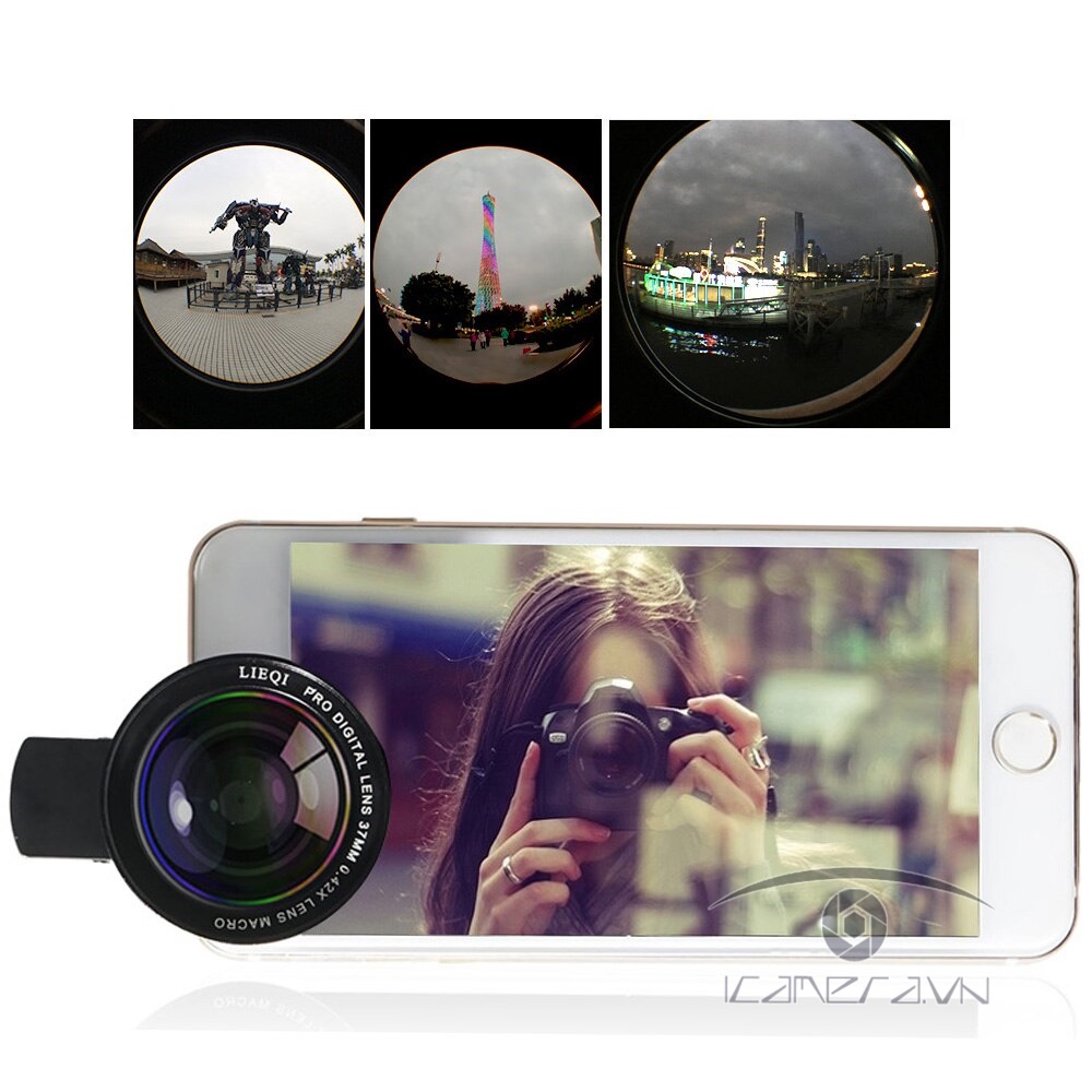 Ống kính 2 trong 1 hỗ trợ chụp ảnh cho Smartphone LIEQI LQ-026