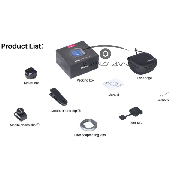 Ulanzi 1.55XT Anamorphic Movie Lens