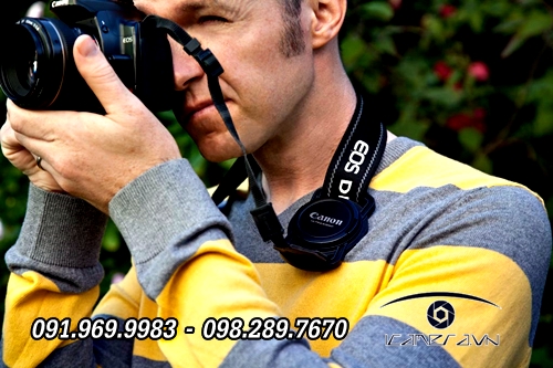 Lens Cap Holder đế gài nắp ống kính máy ảnh 43, 52, 55mm