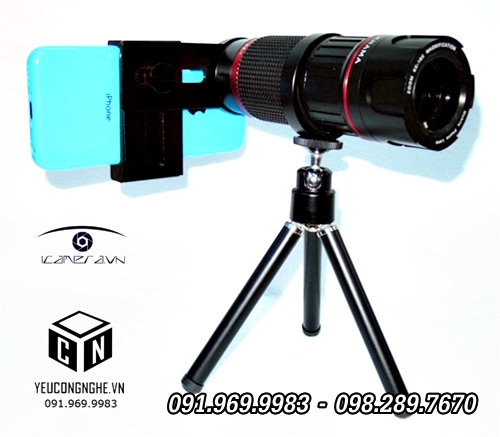 Bộ ống kính tele điều chỉnh tiêu cự 6-18x đa năng pro như lens DSLR