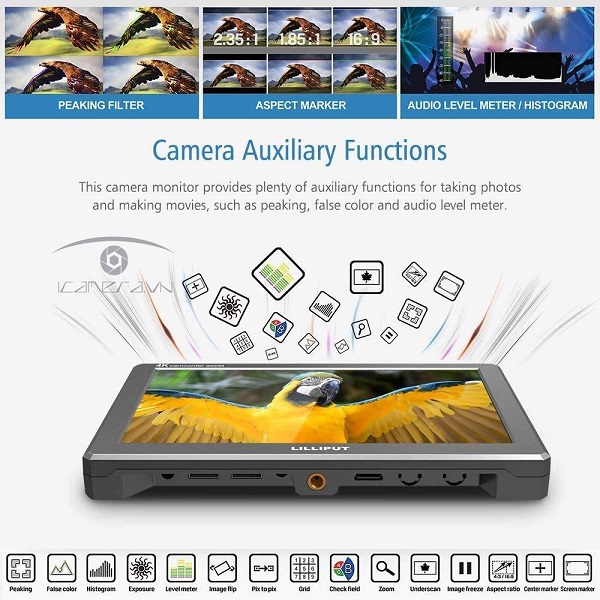 Màn hình monitor Lilliput A8 8.9 inch cổng HDMI
