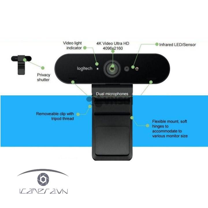 Webcam hội nghị trực tuyến Logitech Brio 4K