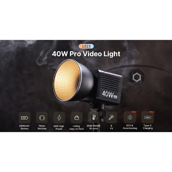 Ulanzi L023 40W Pro - Đèn LED Di Động Cầm Tay