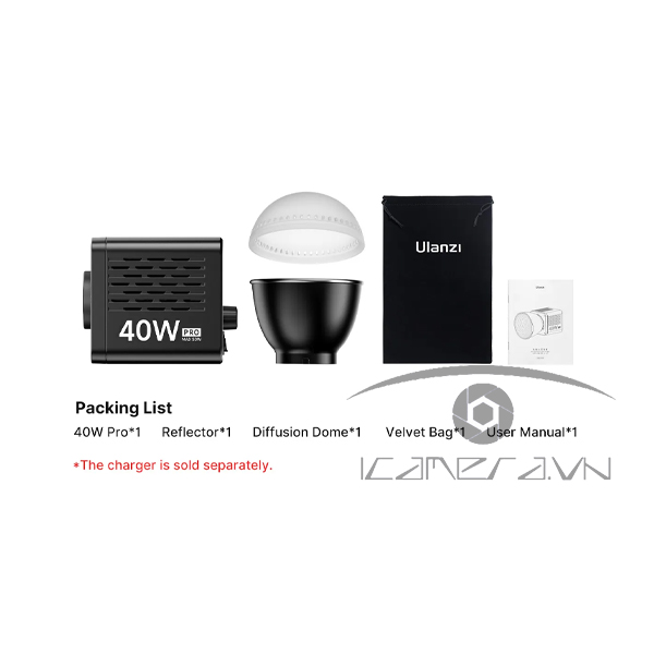 Ulanzi L023 40W Pro - Đèn LED Di Động Cầm Tay