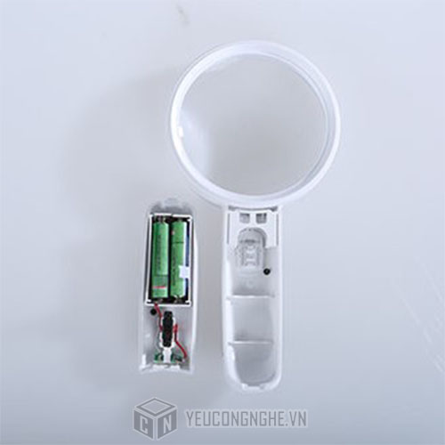 Kính lúp 2 cầm tay 2 đèn Led cỡ to