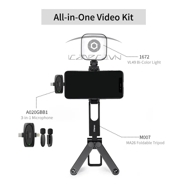 Ulanzi MA26 M007 - Chân máy điện thoại bỏ túi có thể gập lại