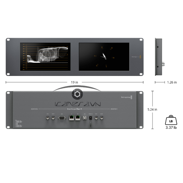 Màn hình Blackmagic SmartScope Duo 4K