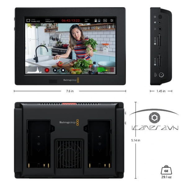 Màn hình Blackmagic Video Assist 7 3G