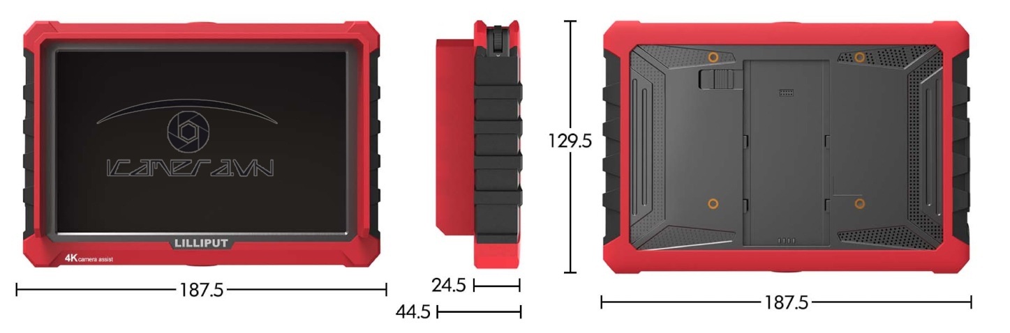 Màn hình lilliput A7S 7inch 4K cổng HDMI chất lượng cao