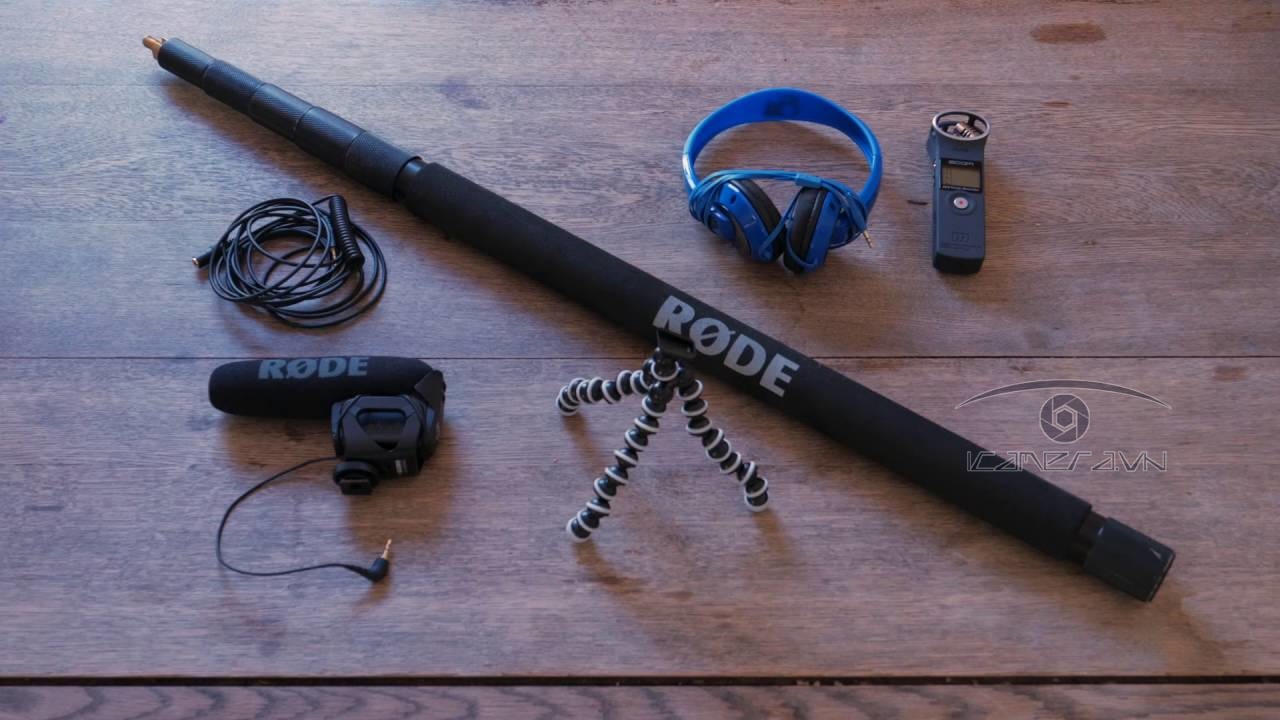 Boom mic thu âm hiện trường - Rode BoomPole Standard