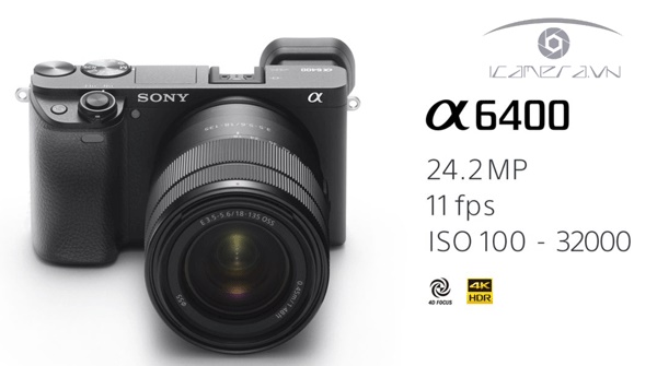 Máy ảnh Sony Alpha A6400 (Black, Body Only)