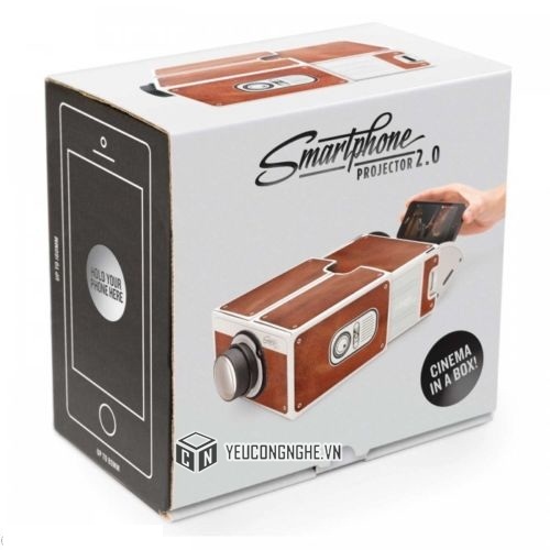 Máy chiếu mini cho điện thoại di động smartphone projector 2.0 iPhone, Samsung, Oppo, Sony