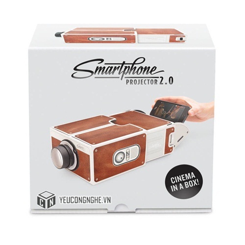 Máy chiếu mini cho điện thoại di động smartphone projector 2.0 iPhone, Samsung, Oppo, Sony