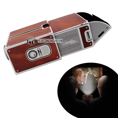 Máy chiếu mini cho điện thoại di động smartphone projector 2.0 iPhone, Samsung, Oppo, Sony