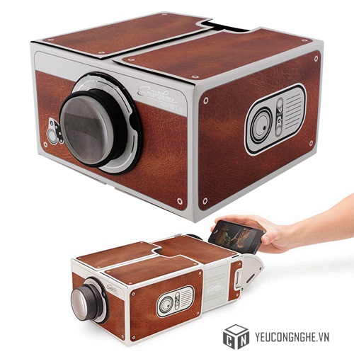 Máy chiếu mini cho điện thoại di động smartphone projector 2.0 iPhone, Samsung, Oppo, Sony