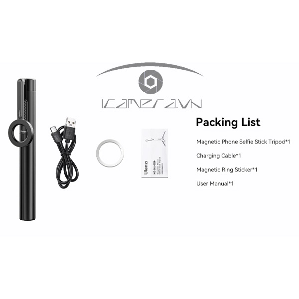 Gậy chụp hình Selfie kiêm tripod Ulanzi MG002