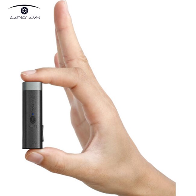 Mic thu âm không dây Boya BY-WM3D cho điện thoại iPhone Lightning IOS 2.4Ghz